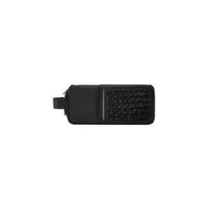 Singgah Travel Pouch Black Purun Black, travel pouch anyaman purun warna hitam dari Du Anyam, souvenir perusahaan berkelanjutan karya perempuan penganyam